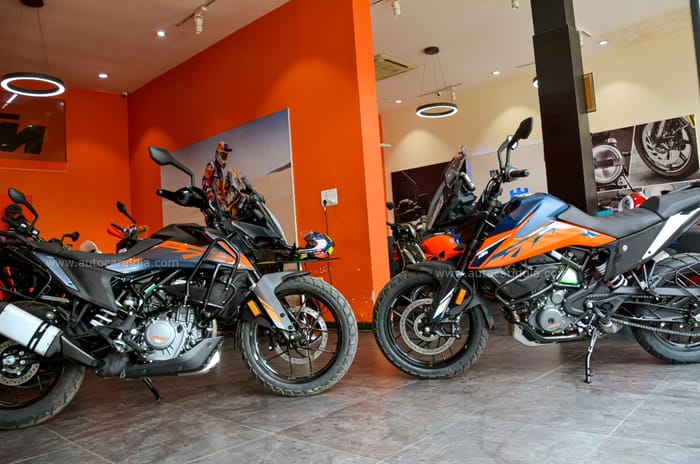 KTM 390 Adventure, 250 Adventure with low seat height, lowered suspension coming soon